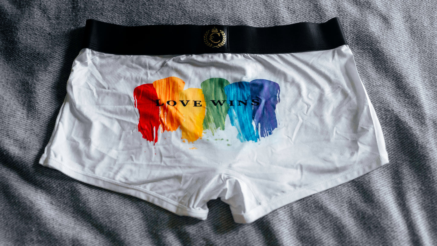 PRIDE White (Limited Edition) - Low Rise Trunks