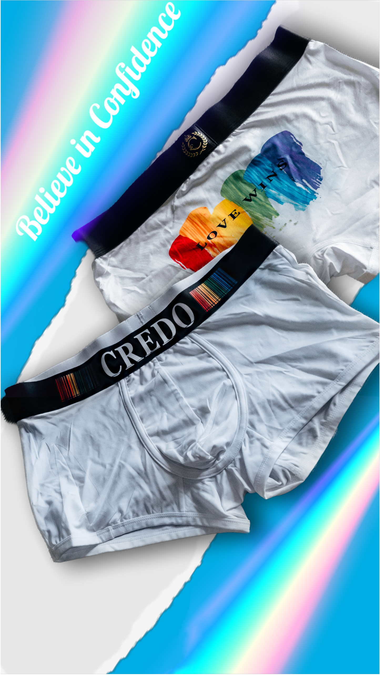 PRIDE White (Limited Edition) - Low Rise Trunks